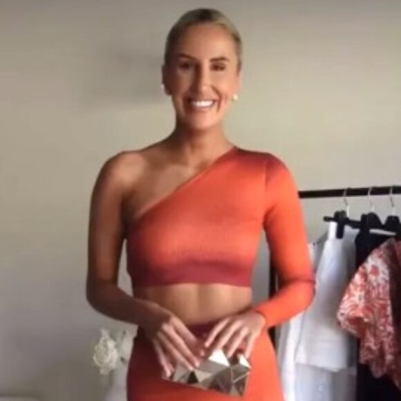 NEW Zara Blogger-Fave One-Shoulder Tie-Dye Crop Top, Size S - Picture 2 of 16